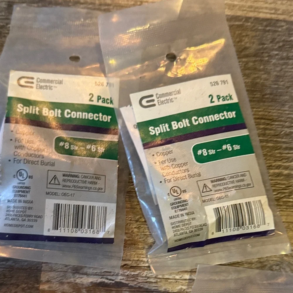Bundle Ground Rod Clamps, Lugs and Split Bolt Connectors
